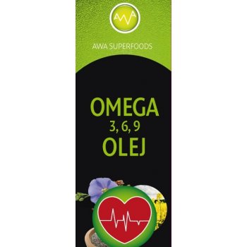 AWA superfoods olej omega 3 6 9 500 ml