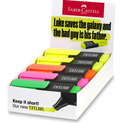 Faber-Castell 154210 Zvýrazňovače Short TXTLNR SF stojánek 10 ks – Zboží Živě