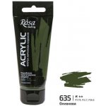 Rosa Akrylová barva 635 olive green 60 ml – Zboží Dáma