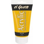 El Greco akrylová barva zlatá 150 ml – Zboží Dáma