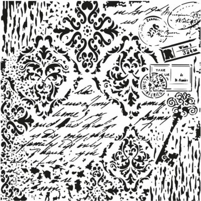 Cadence Šablona 25x25 cm Ornamenty 10 – Sleviste.cz