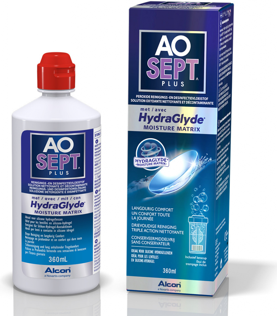 Alcon Aosept Plus HydraGlyde 360 ml