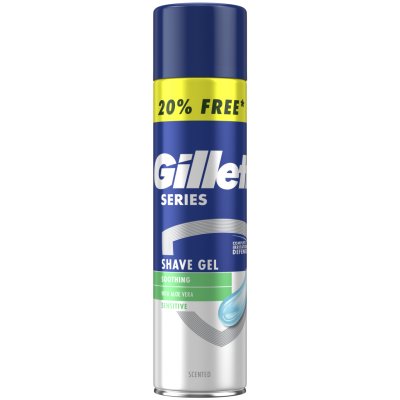 Gillette Series Sensitive gel na holení 240 ml – Zboží Mobilmania