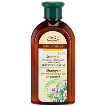 Green Pharmacy Hair Care Chamomile šampon pro oslabené a poškozené vlasy 0% Parabens Artificial Colouring SLS SLES 350 ml