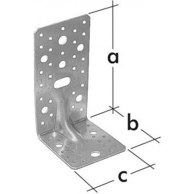 EKOfence Úhelník s prolisem 172x105x90mm