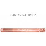KONFETY vystřelovací srdce růžové zlato – Zboží Dáma