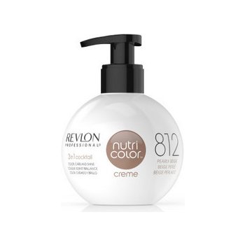 Revlon Nutri Color Creme New 812 světlá blond perleťová béžová 270 ml