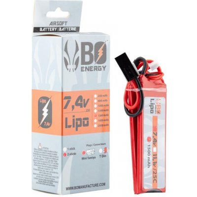 B.O. Lipo 7,4 V 1500 mAh – Zboží Mobilmania