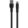 usb kabel WK Design WDC-066a USB-C datový, 1m, černý