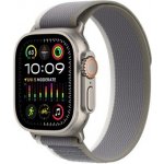 Apple Watch 49mm zeleno-šedý Trailový tah - S/M MT5Y3ZM/A – Zboží Živě