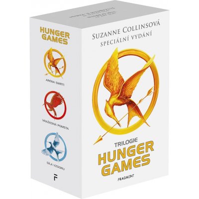 HUNGER GAMES – komplet, výroční vydání 1.-3.díl - box - Suzanne Collins – Zboží Mobilmania