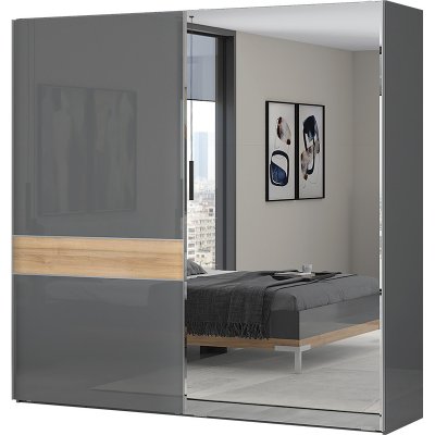 Alpi Home ONYX PK231 OG/ON antracit lesk/ořech pacific lesk 230 cm