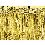 Party závěs zlatý 90 x 250 cm – Zboží Dáma