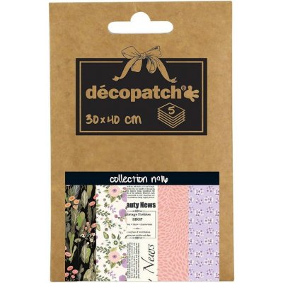 décopatch Papíry na decoupage 5ks kolekce č.16 – Zboží Mobilmania