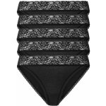 esmara Dámské krajkové kalhotky, 5 kusů (S (36/38), černá) – Zboží Mobilmania