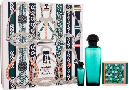 Hermes Eau d´Orange Verte dárkový set kolínská voda 100 ml + kolínská voda 7,5 ml + tuhé mýdlo 50 g unisex