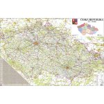 Česká republika silniční - nástěnná mapa 160 x 110 cm, lamino + očka – Hledejceny.cz