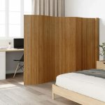 vidaXL Paraván 600 × 165 cm bambus hnědý 377006 – Sleviste.cz