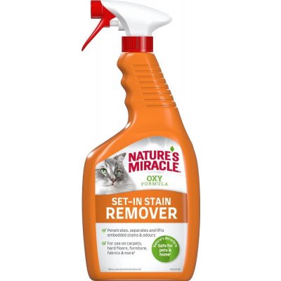 Nature's Miracle Cat Set-In Stain Remover Odstraňovač skvrn a zápachu 2 x 709 ml – Zboží Mobilmania