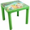 Dětský stoleček s židličkou STAR Stolek 46 x 46 x 39 cm DEKOR zelený