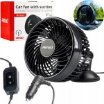 AMIO Ventilátor do auta s přísavkou 15,2cm 24V | Zboží Auto