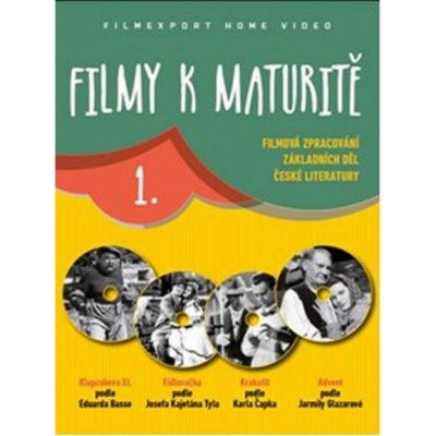 Filmy k maturitě 1 (Advent, Fidlovačka, Klapzubova XI., Krakatit): 4DVD