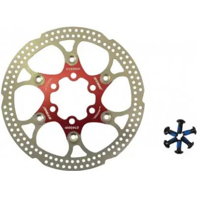 Sting ST 140 mm 6 děr červená – Zboží Dáma