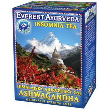 Everest Ayurveda ASHWAGANDHA himalájský bylinný čaj pro dobrý odpočinek a klidný spánek 100 g