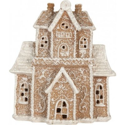 Perníková LED chaloupka Gingerbread Cotti - 18*9*20 cm - Clayre & Eef – Hledejceny.cz