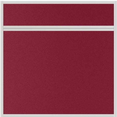 VMS VISION Stolový akustický paraván AKUSTIK ekoTAB ostrý roh 80 x 80 cm bordó – Zboží Mobilmania