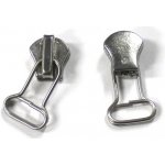 Jezdec no.5 na kovové zipy 6mm - více variant var.: 10 stříbrný průvlek – Hledejceny.cz