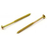 Univerzální vrut do dřeva 3,5x60/36 částečný závit zinek žlutý – Hledejceny.cz