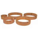 Zahradní obrubník G21 80 x 20 cm, kruhový, Corten OZG21-8020 – Hledejceny.cz