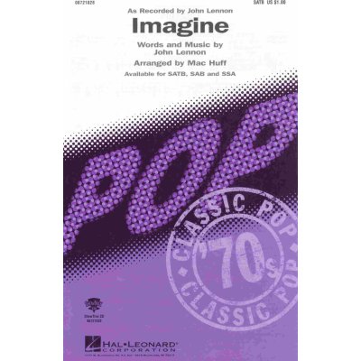 IMAGINE by John Lennon / SATB* + piano/chords – Zbozi.Blesk.cz