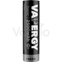 Vapergy Basic baterie 18650 2500mAh 20A baterie do e-cigaret - Nejlepší  Ceny.cz