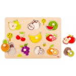 Tooky Toy puzzle vkládačka s kolíčky ovoce – Zboží Dáma