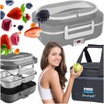 Noveen LB640 tmavě šedý Elektrický obědový box – Zboží Dáma