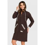 Doctor Nap těhotenská mikina Gracelyn s kapucí hnědá – Zboží Dáma