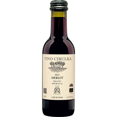 Víno Cibulka Merlot Pozdní sběr 0,187 l (holá láhev) – Hledejceny.cz
