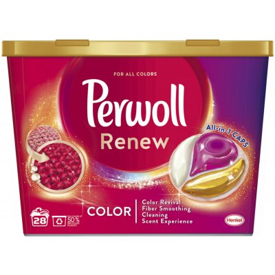 Perwoll Renew Color prací kapsle All-in-One 28 PD 378 g