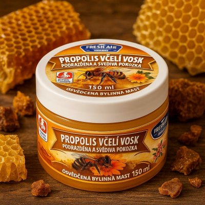 Království bylin osvědčená bylinná mast Propolis včelí vosk 150 ml – Zboží Dáma