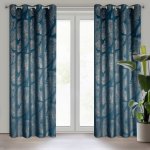 EUROFIRANY ZATEMŇOVACÍ ZÁVĚS NA KROUŽCÍCH LIMITED COLLECTION MUSA2 140X250 CM TMAVĚMODRÁ – Sleviste.cz