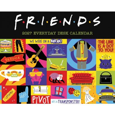 Oficiální stolní trhací Přátelé Friends 15 x 13 x 4 cm 2027 – Hledejceny.cz