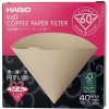Filtry do kávovarů Hario Misarashi V60-01 nebělené, 100ks VCF-01-100MK