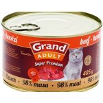 Grand SuperPremium Cat hovězí 405 g – Zboží Mobilmania