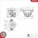 Zavěšení a uložení motoru ESEN SKV 75SKV288 – Zboží Mobilmania