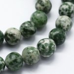 NUBIO Přírodní jaspis - korálky, zelenobílé, 8 mm – Zboží Dáma