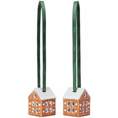 Kähler Design Gingerbread vánoční ozdoba hnědá – Hledejceny.cz