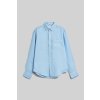 Pánská Košile Gant košile reg GMNT dyed linen shirt modrá