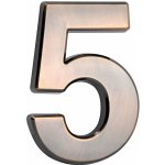 MagicHome Číslo domovní, ´5´, 10cm, bronzové, s lepící páskou, ABS – Hledejceny.cz